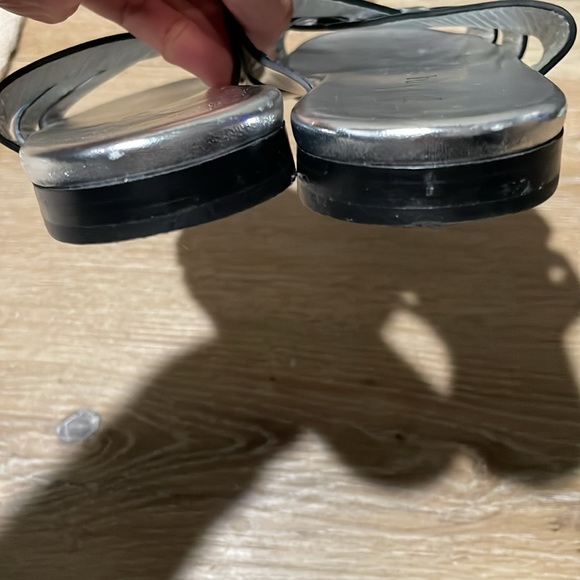 Prada Metallic Leather Slides, tribute style, excellent used condition size 39 - Picture 4 of 4